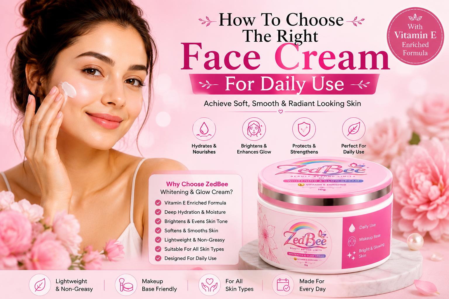 How To Choose The Right Face Cream For Daily Use: Achieve Soft, Smooth & Radiant Looking Skin